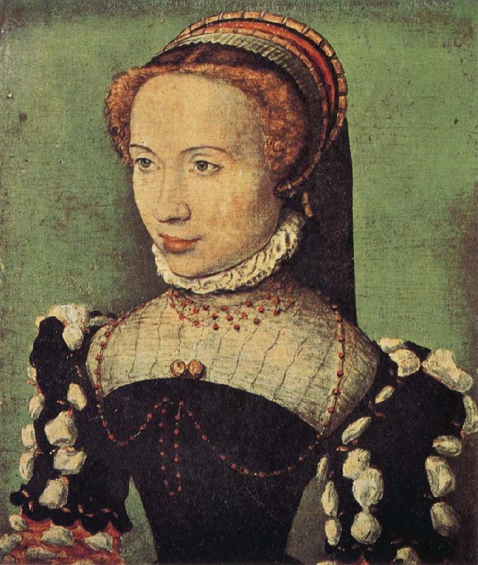 CORNEILLE DE LYON Portrait of Gabrielle de Roche-chouart Germany oil painting art